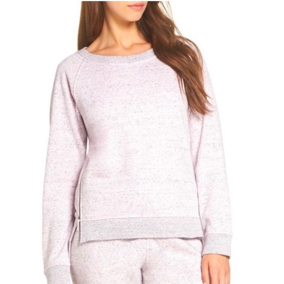 Ugg Women's Pink Heather Morgan Sweatshirt Medium casual - Picture 8 of 8
